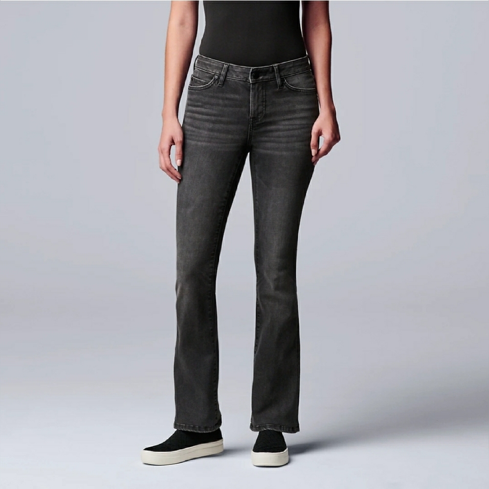 Vintage Noir Bootcut Jeans 8P